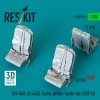 RESKIT RSU35-0005 CH-54A (S-64E) Tarhe pilots seats for ICM kit (3 pcs) (3D Printed) (1/35)